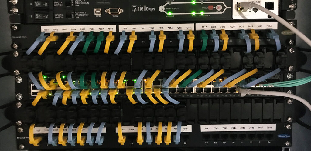 structured cabling after Patchbox