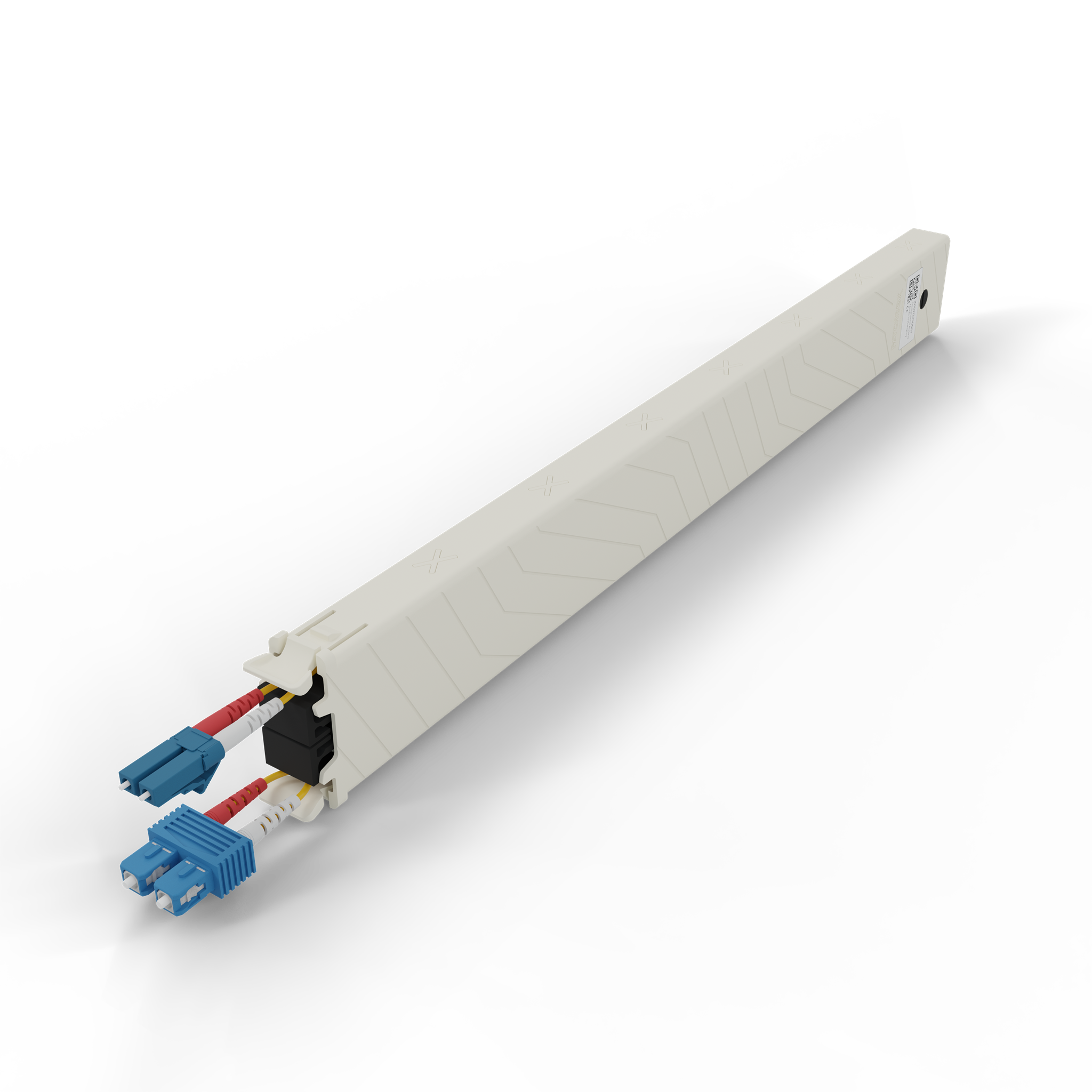 patchbox.one cassette 8ru (0.8m) fiber optic for optimized cable management with a retractable system